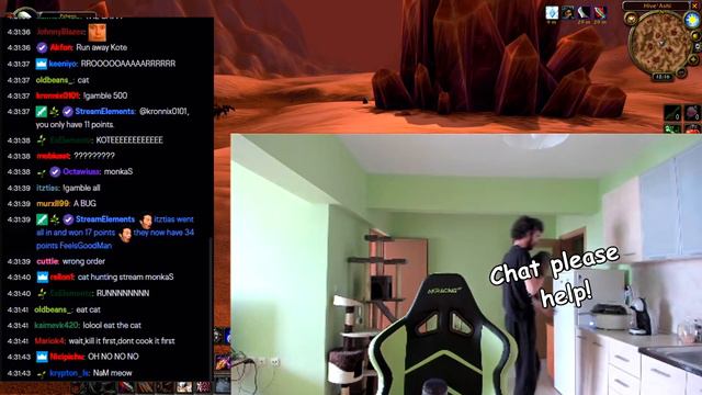 Getting 300 cooking using my cat! Classic WoW Highlights смотреть онлайн