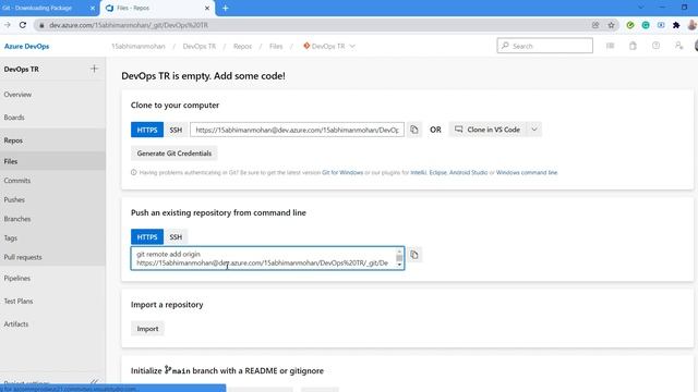 03. Starting with GIT | Version Control Azure DevOps смотреть онлайн