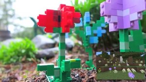 LEGO Minecraft Flowers