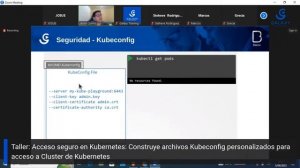 Construye archivos Kubeconfig personalizados para acceso a Cluster de Kubernetes