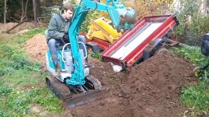 мини-экскаватор Kobelco SK005 Mini (micro) excavator – escavatore– bagger – pelle – micro shovel