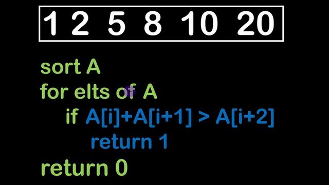Triangle Triplet in Python and C++ Codility Solutions Lesson 6 смотреть онлайн