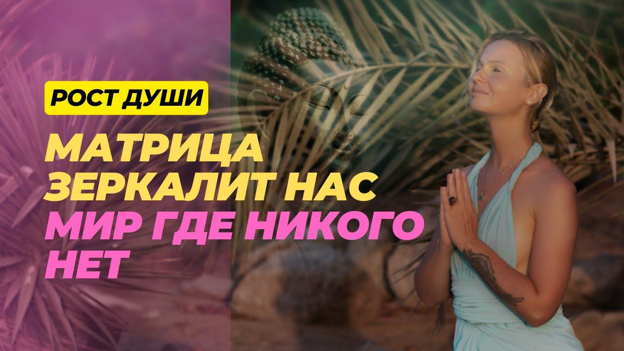 КАК МАТРИЦА ПОЛНОСТЬЮ ЗЕРКАЛИТ НАС. СИНХРОСТИНИСТИЧНОСТЬ. ПРОГРАММА РЕВНОСТИ В МИРЕ, ГДЕ НИКОГО НЕТ