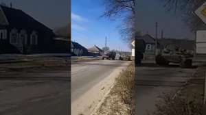 Русские войска в Жадово Черниговской области Украина 24.02.2022 г.