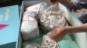 Коробка от Собянина в роддоме на рождение малыша. Что внутри?