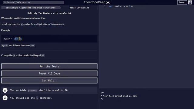 ?Basic JavaScript #1 | JavaScript Algorithms and Data Structures | Courses | @Ninja Programmer Co.