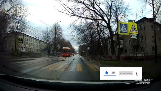 Пример записи видеорегистратора RECXON SMART (день) | SERVICEMAN смотреть онлайн