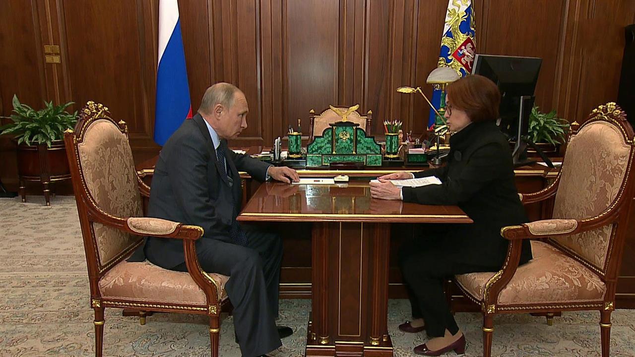 Финансирование строительства жилья стало главной т...встречи Владимира Путина с Эльвирой Набиуллиной
