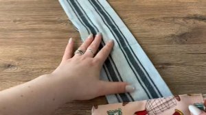Улучшила обычное кухонное полотенце и создала незаменимый аксессуар на кухню