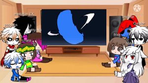 Undertale reacts to Sans vs Jevil 《gacha club》