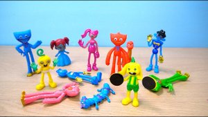 Поппи Плейтайм НАБОР много фигурок Хагги и семьей Длинные Ноги