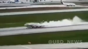 Полное видео посадки SSJ 100 в Шереметьево