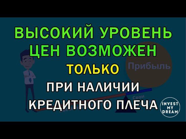 Высокий уровень цен на недвижимость возможен, только при наличии кредитного плеча