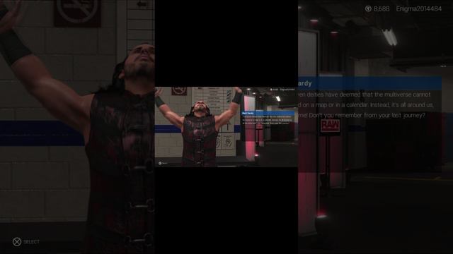 WWE 2K19 My Career Speaking With Woken Matt Hardy Backstage #Shorts #WWE #WWE2K19 #MattHardy #Woken