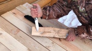 Нож из стали х12МФ - видео тестирование