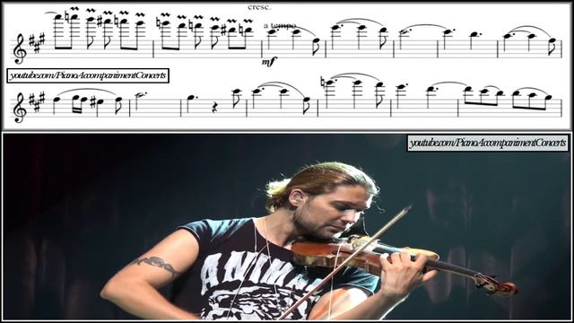 David Garrett - Io Ti Penso Amore, (LIVE) | SHEET MUSIC (HD) Piano Accompaniment смотреть онлайн