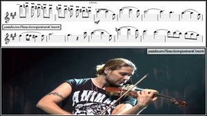 David Garrett - Io Ti Penso Amore, (LIVE) | SHEET MUSIC (HD) Piano Accompaniment