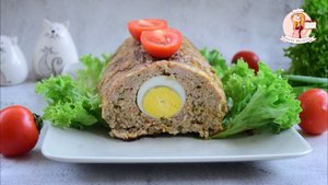 РУЛЕТ из ФАРША с яйцом в ДУХОВКЕ: рецепт вкусного мясного рулета