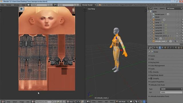 Создаем одежду для симс 4( урок 2)
