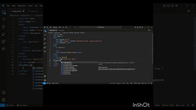 onclick event in javascript