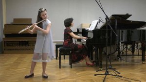 Л. Фонтбонне "Охота за бабочками" Исп. Саломея Царахова (флейта), Ольга Бер (фортепиано)