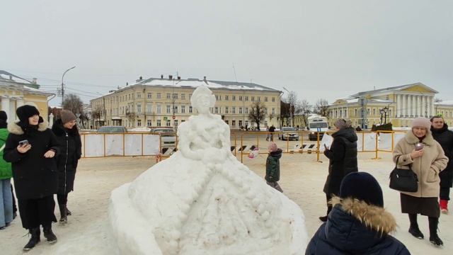 Фестиваль Скульптур из снега в Костроме 2023 г. Участник 33