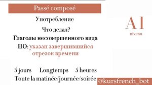Passé composé. Французский язык. Обучение. Урок.