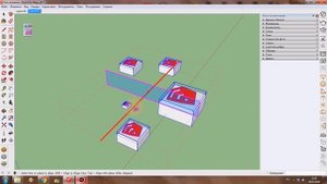 SketchUp: Выравнивание групп