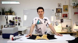 Практический урок №31. Куртка Бомбер. Сборка подкладки и подбортов.