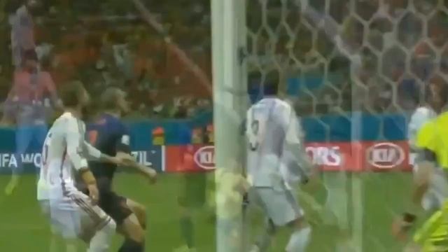 Голы Испания 1:5 Голландия