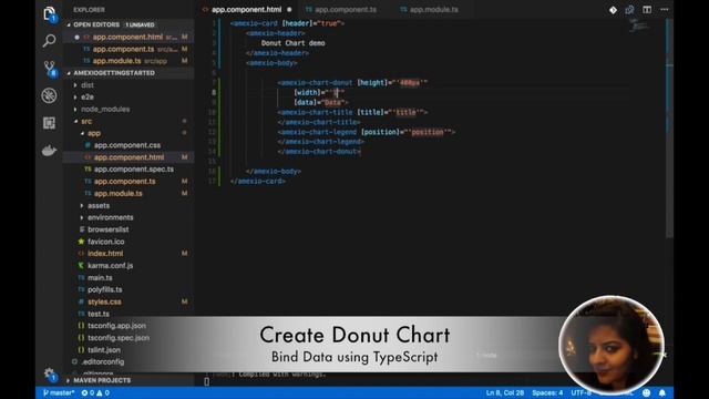 Amexio v5 Angular Charts for Analytics смотреть онлайн
