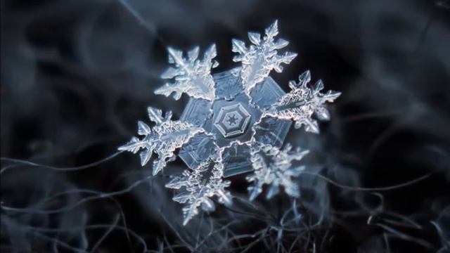 Волшебное зимнее чудо- снежинки... смотреть онлайн