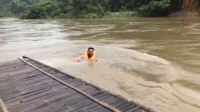 Vlog#7 На плотах по бурлящей реке Тайланда - Река Квай - смотреть онлайн