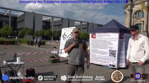 staatenlos.info  26.06.2021 Versammlung unter freiem Himmel - Kundgebung – Reichstag - Teil 5 / 6