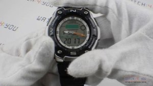 Часы для рыбаков. Обзор и настройка функций Casio AQW-101-1AVER