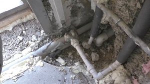 Чугунные отводы GEBO на полипропилен.  Не повторять, так делать нельзя!