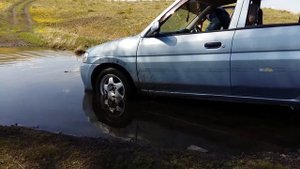 Брод на мазде демио(Mazda demio off road)