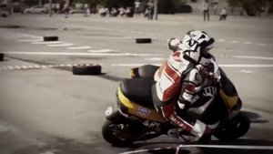 Гонки скутеров и питбайков