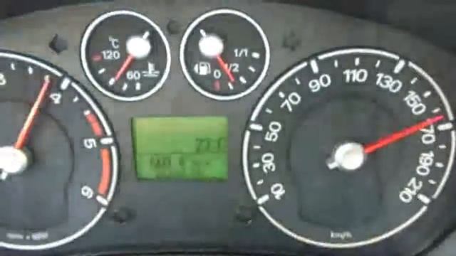 Ford Fiesta 1,6 TDCI Beschleunigung acceleration 0 - 180 km/h mit Schaltpunkten Shift points смотреть онлайн
