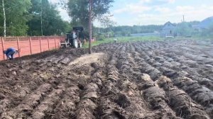 Вспашка и фрезерование участка