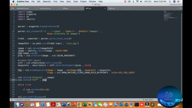 Feature detection (SIFT, SURF, ORB) – OpenCV 3.4 with python  part 2