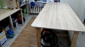 ОГРОМНЫЙ РАБОЧИЙ СТОЛ || своими руками