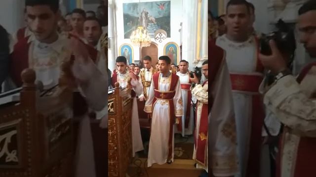لحن شاريه افنوتي - خورس معهد القديس ديديموس للمرتلين بالدير المحرق ٢٠٢٠م