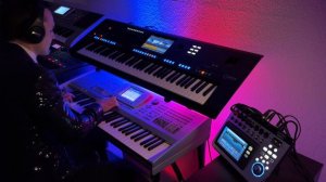 "Dançando Lambada" (Kaoma) - cover by Stefan Langolf - Ketron Audya 5 & Yamaha Genos