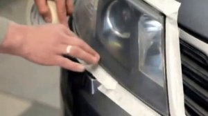 Профессиональная полировка фар автомобиля в техцентре НИВЮС