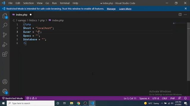 How we Connect MYSQL INTO PHP | Website Development Class #20 смотреть онлайн