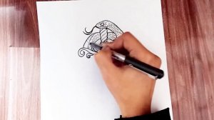 How to draw a sword with snake || sword tattoo drawing