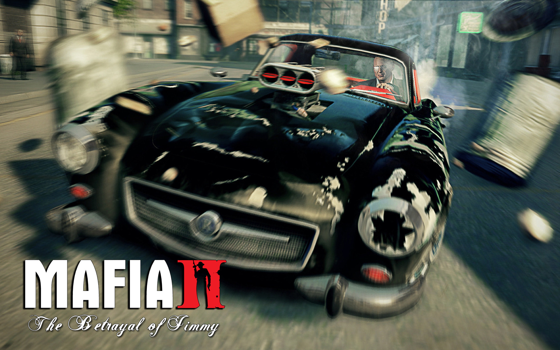 Mafia 2 The Betrayal of Jimmy - Злобный лысый киллер (Полное прохождение)