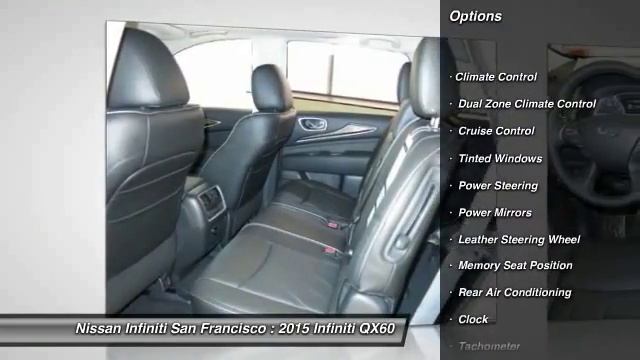 2015 Infiniti QX60 at Nissan Infiniti San Francisco San Francisco CA 2206 смотреть онлайн