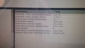 Volvo XC60 D5244T14: DTC ECM-P029900